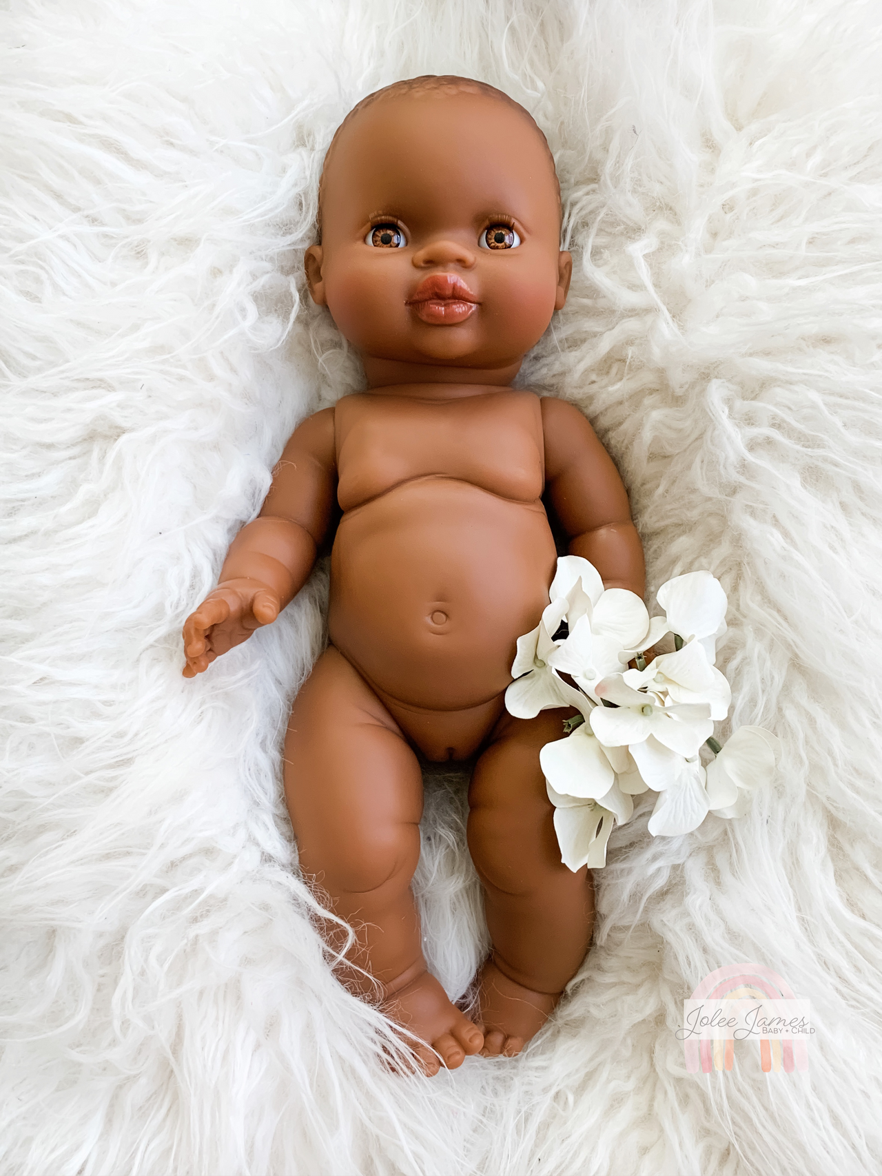 Minikane Naya Black Baby Girl Brown Eyes Doll