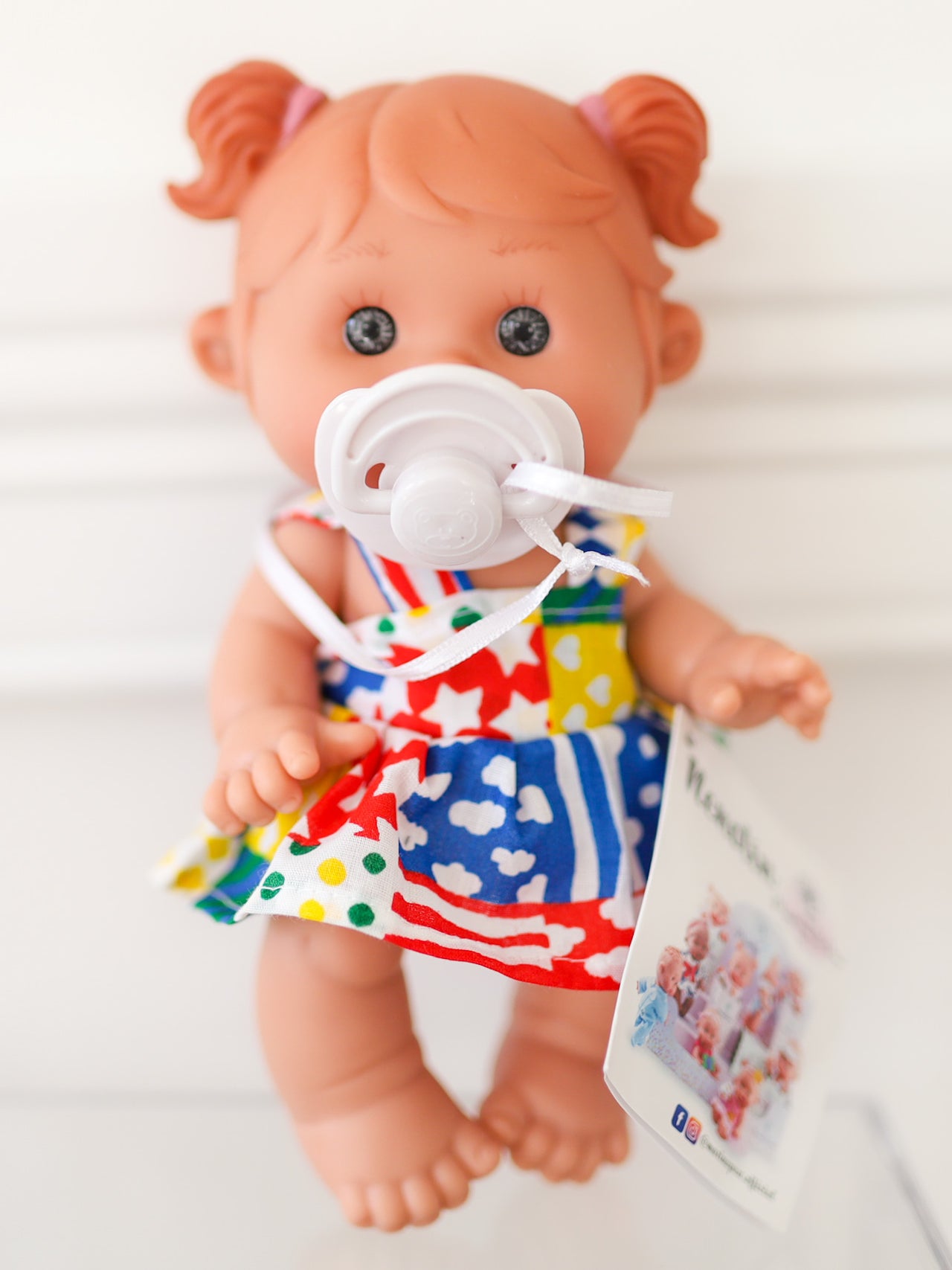 Lyric - 8.2" Nenotin Girl Doll with Pigtails