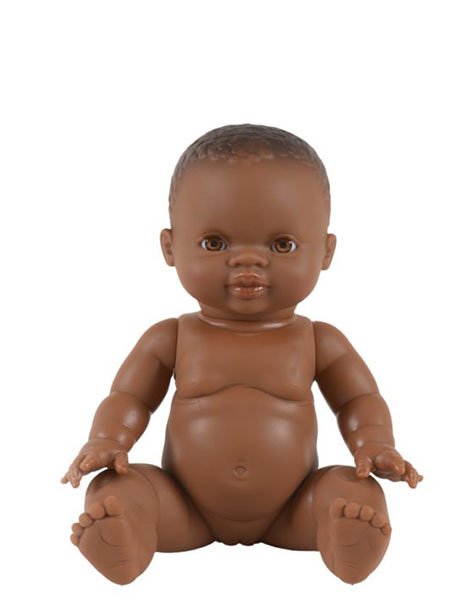 Minikane Naya Black Baby Girl Brown Eyes Doll